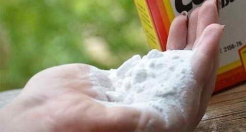 Bicarbonato de sodio para a ampliación do pene